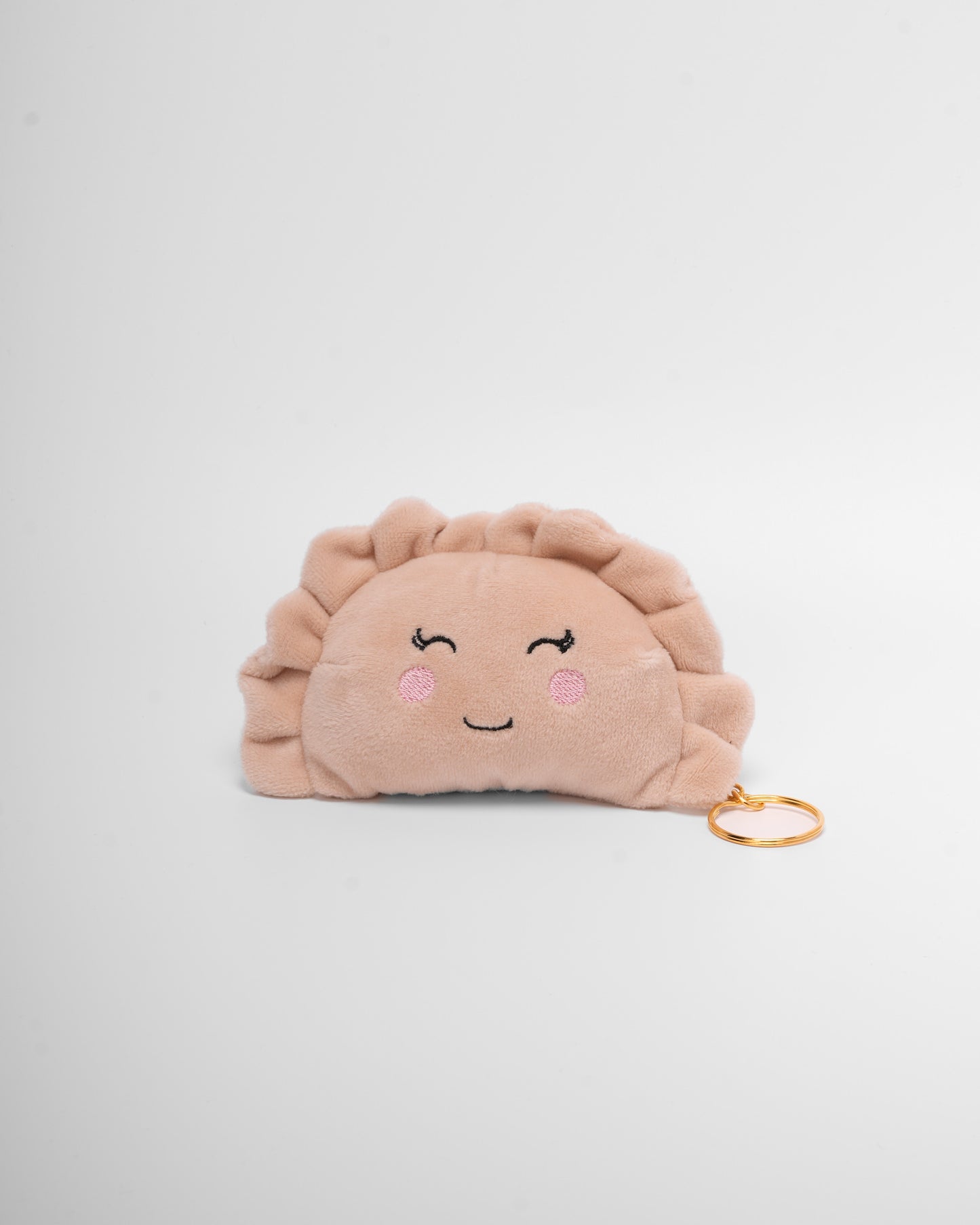 Handmade Plush Pierogi Keychain
