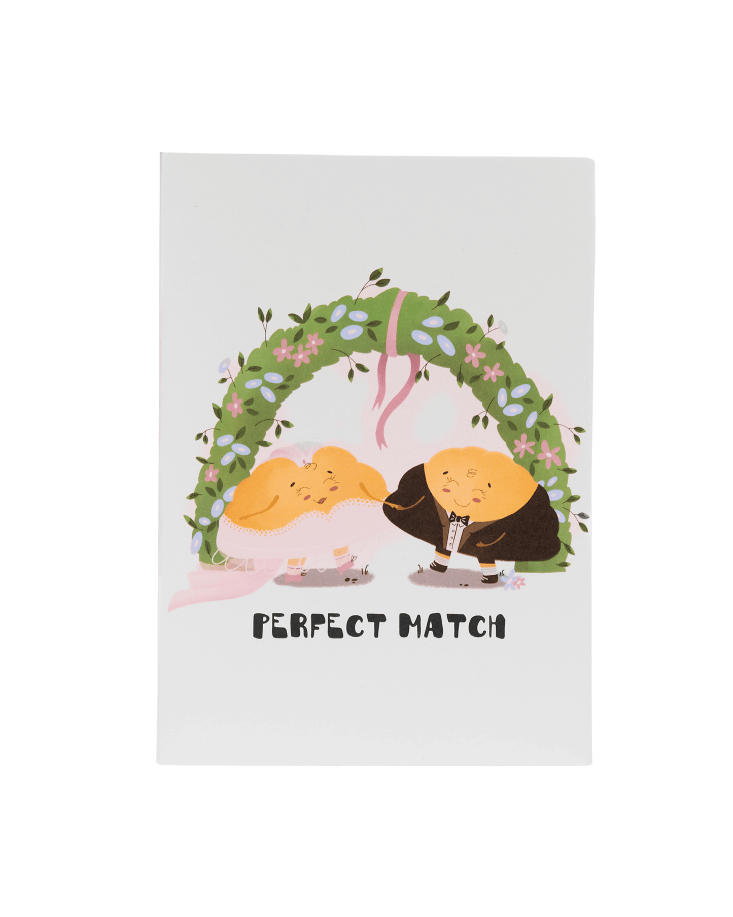 Perfect Match Pierogi Wedding Card