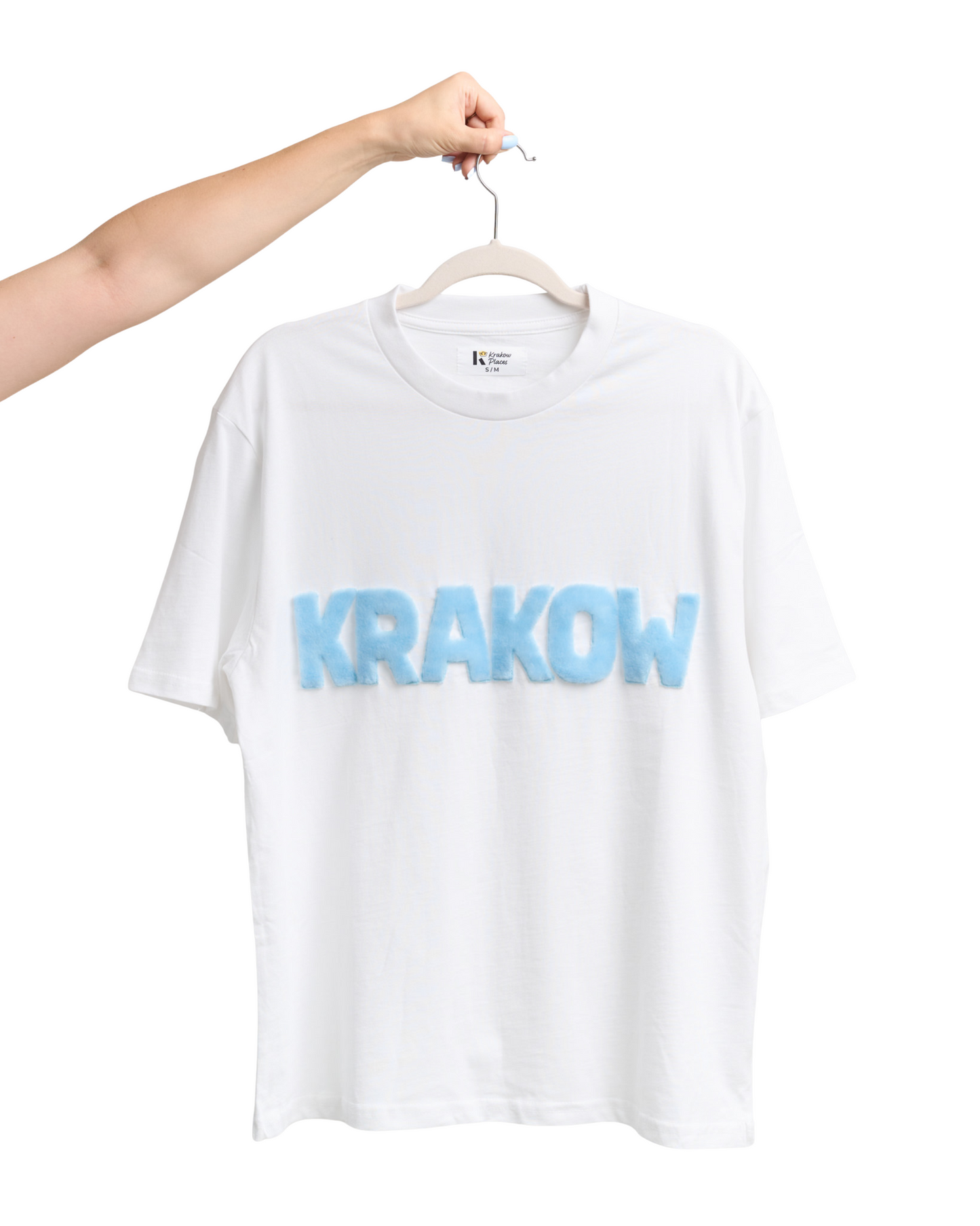 Koszulka KRAKOW z futrzanym napisem