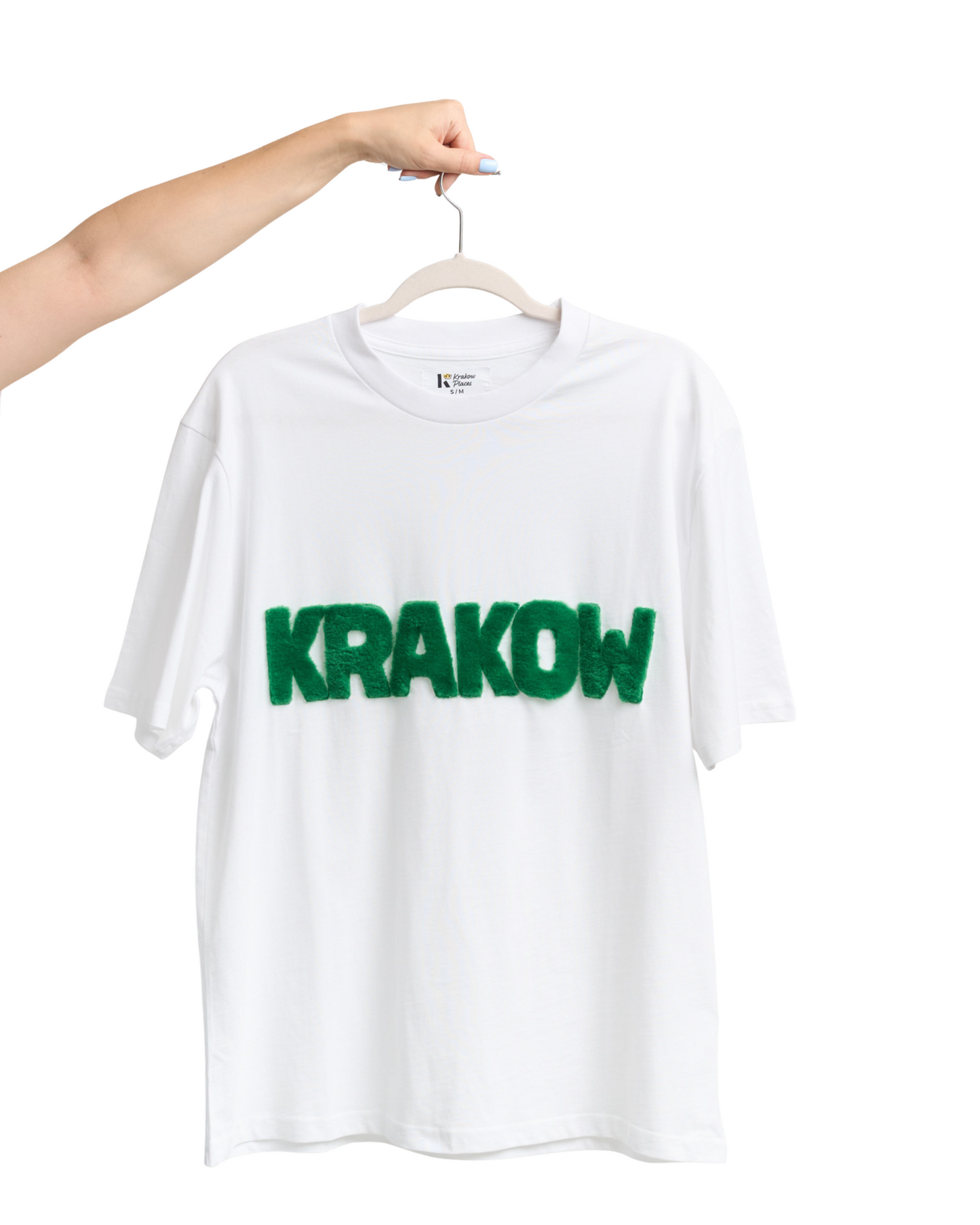 Koszulka KRAKOW z futrzanym napisem