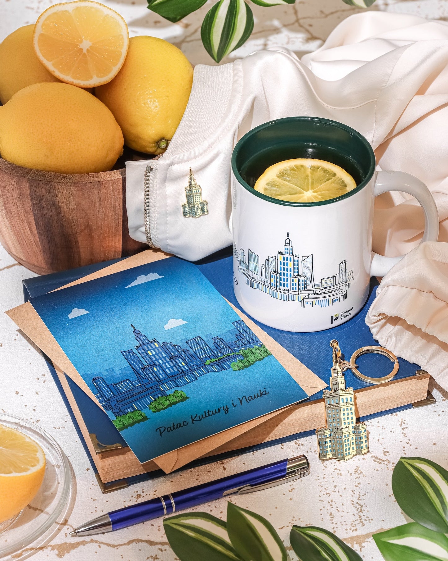 Palace of Culture Keychain