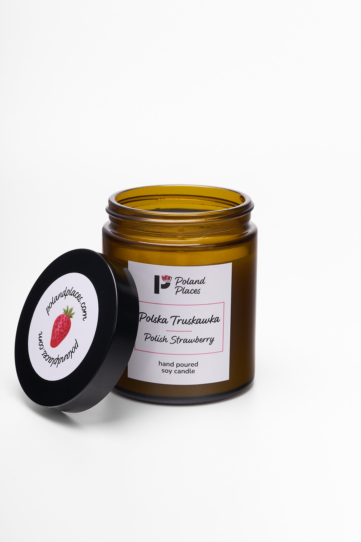 Polish Strawberry Soy Candle