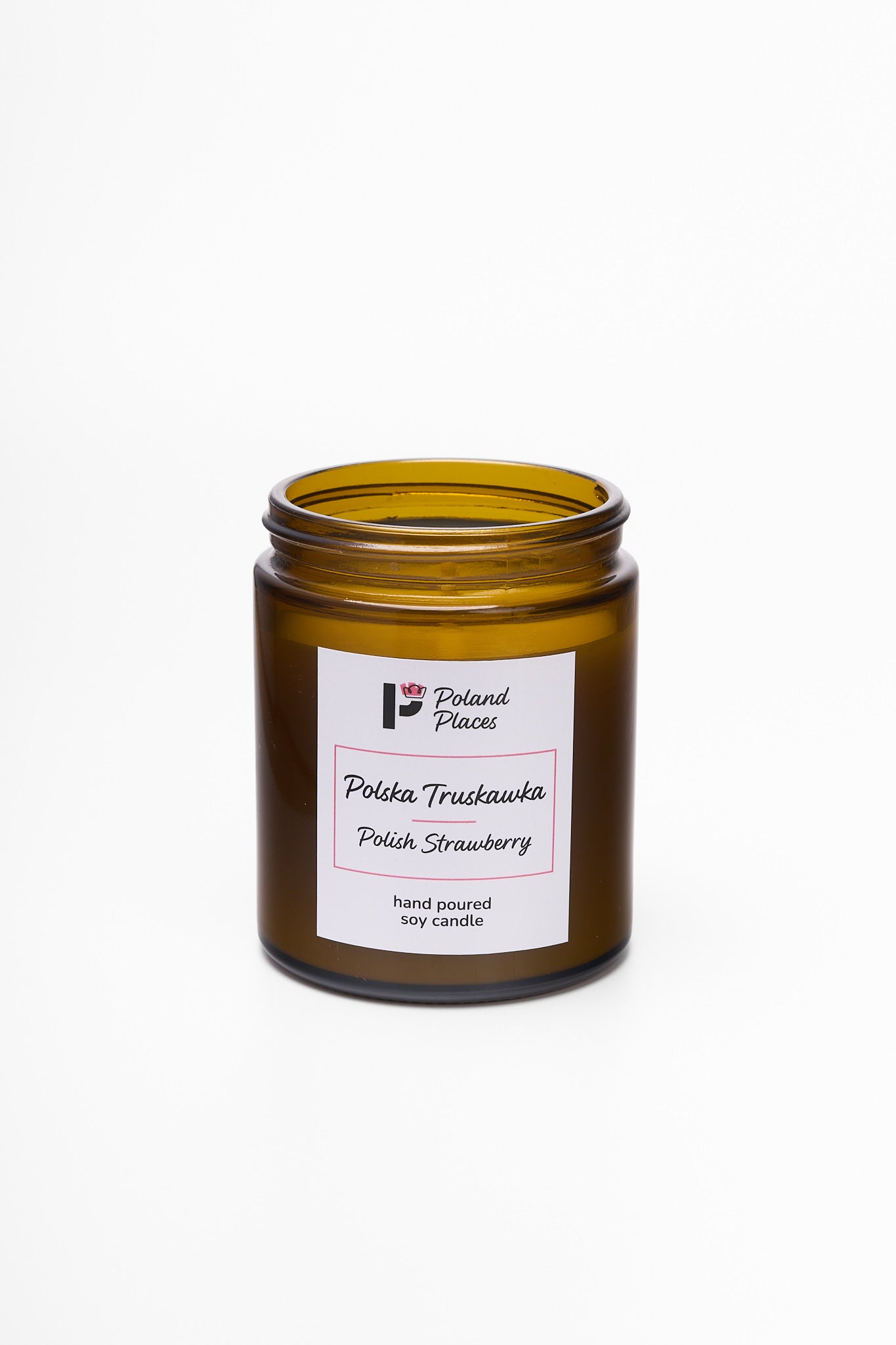 Polish Strawberry Soy Candle