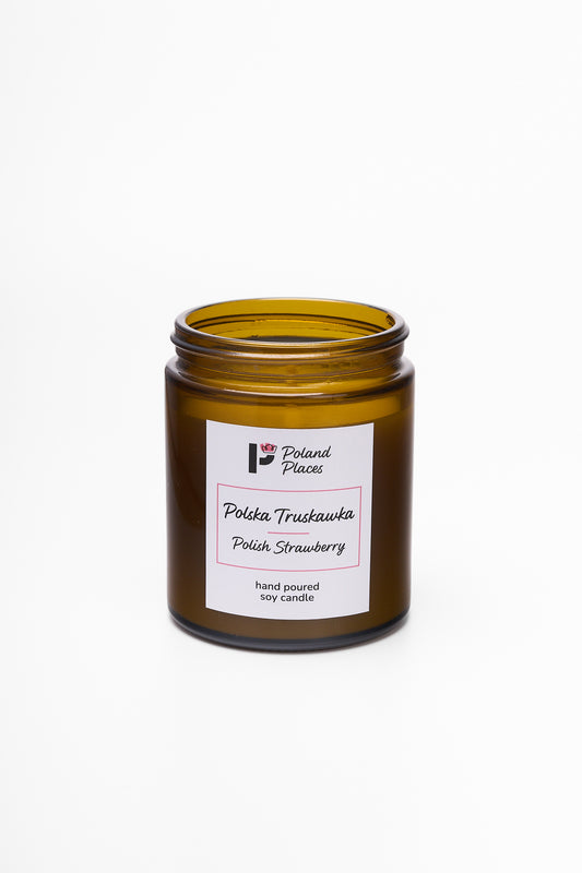 Polish Strawberry Soy Candle