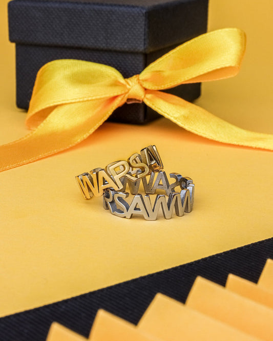 WARSAW Sign Ring