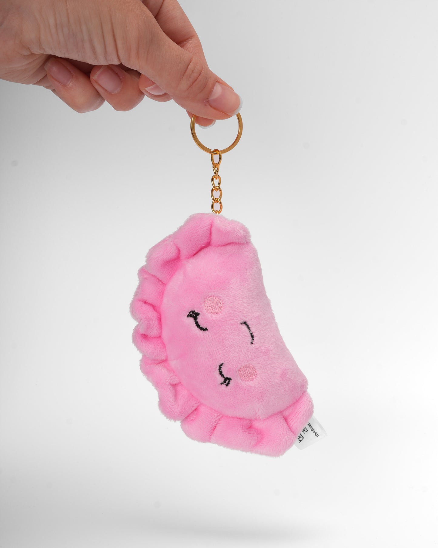 Handmade Plush Pierogi Keychain
