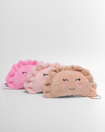 Handmade Plush Pierogi Keychain