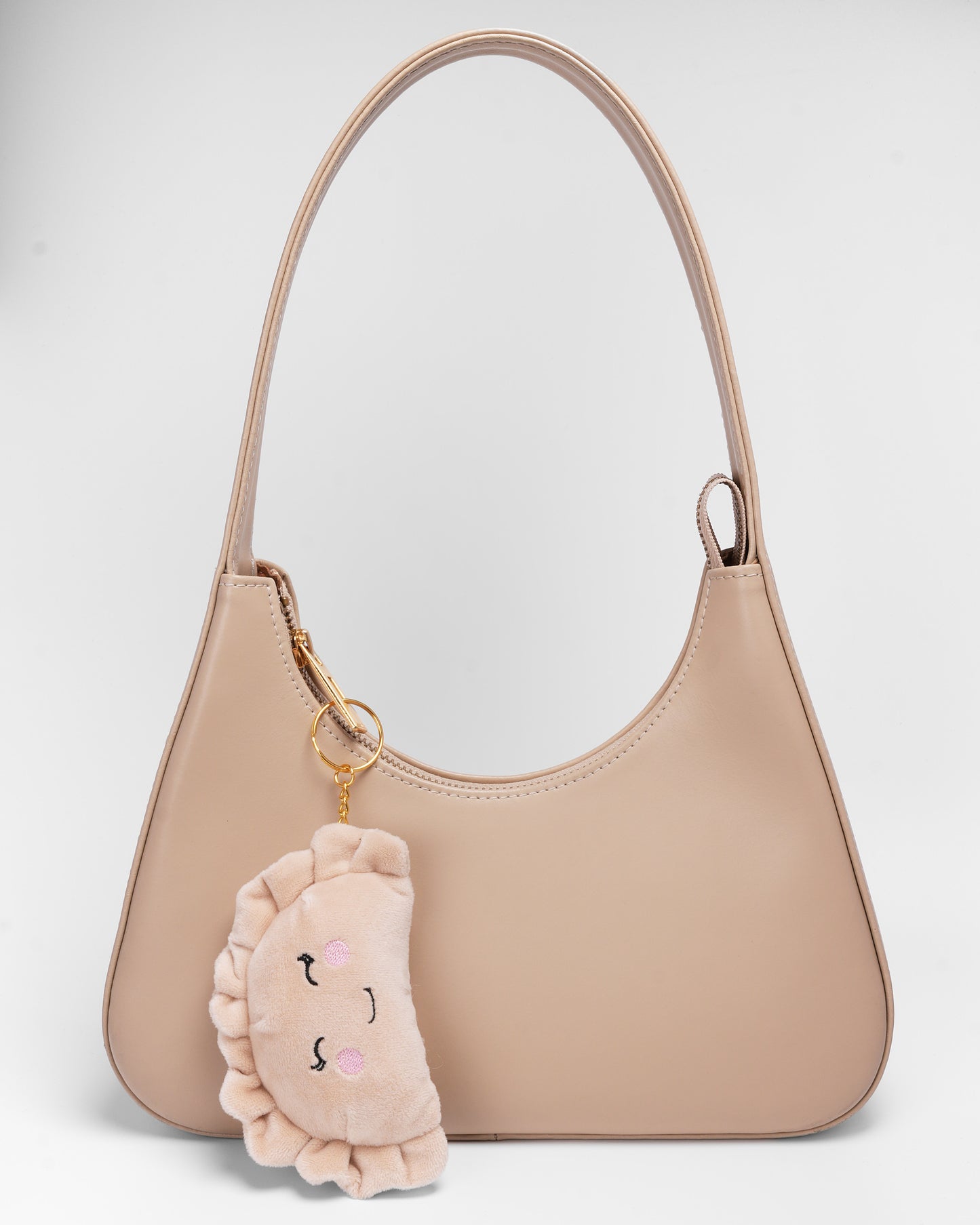 Handmade Plush Pierogi Keychain