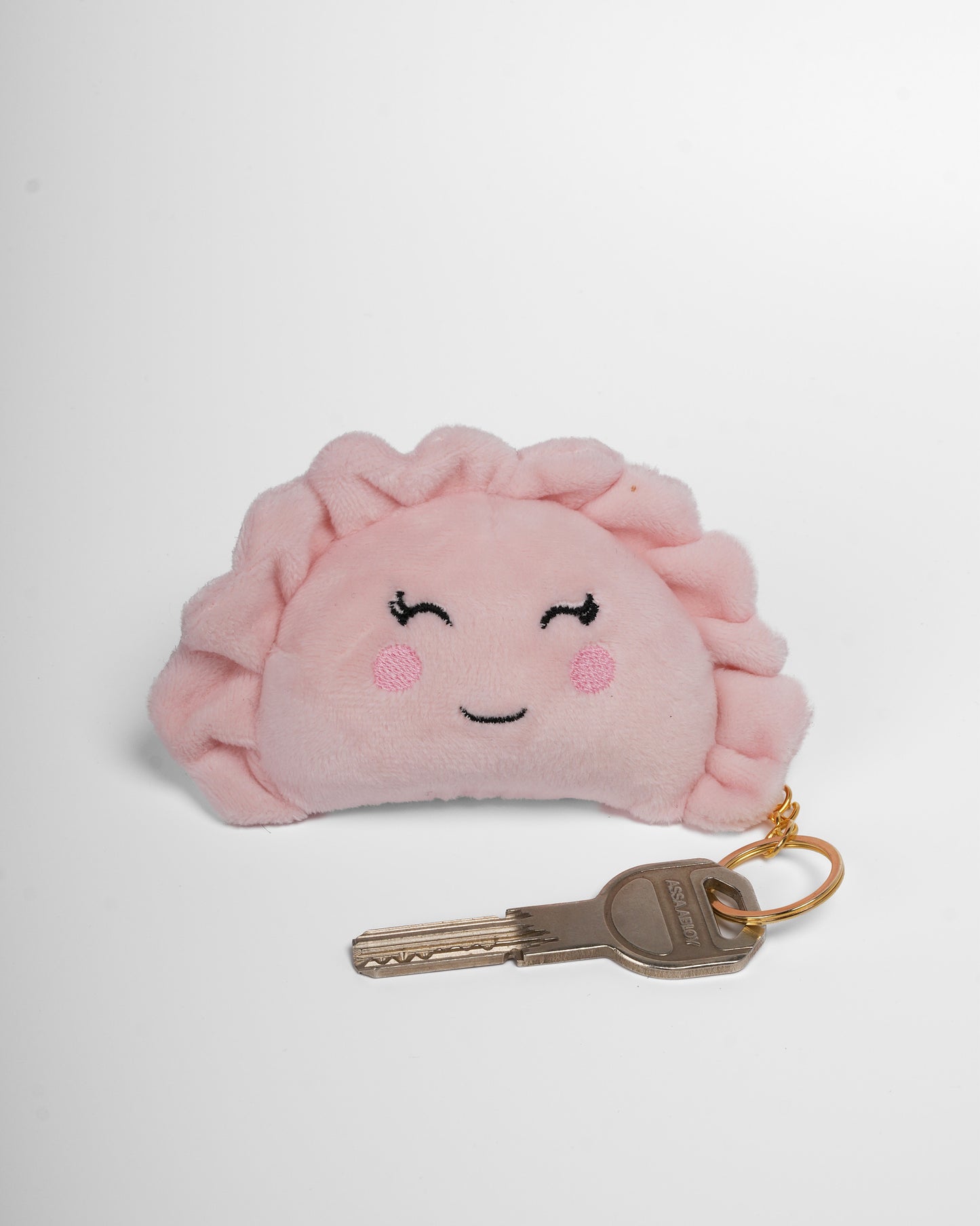 Handmade Plush Pierogi Keychain