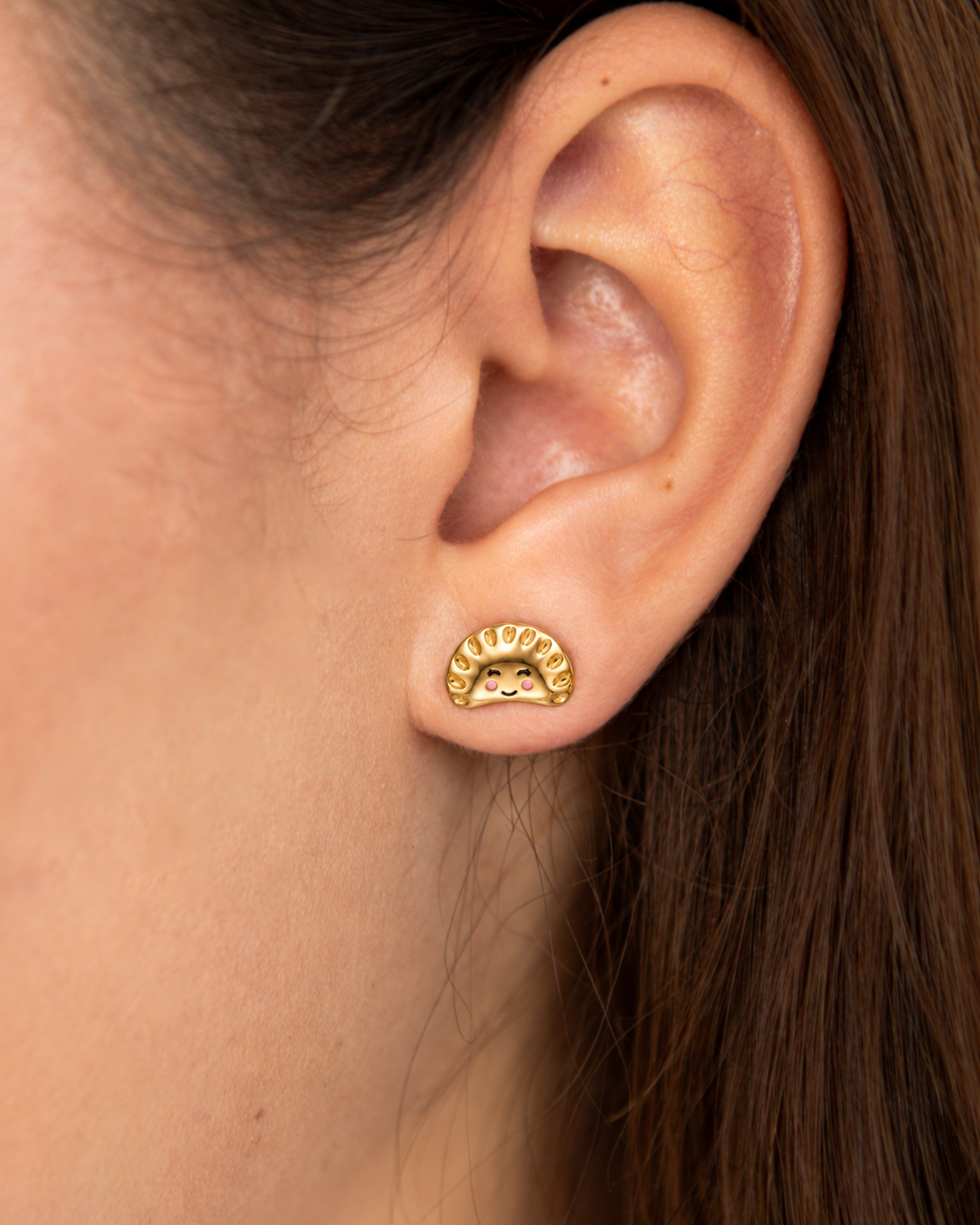 Pierogi Stud Earrings
