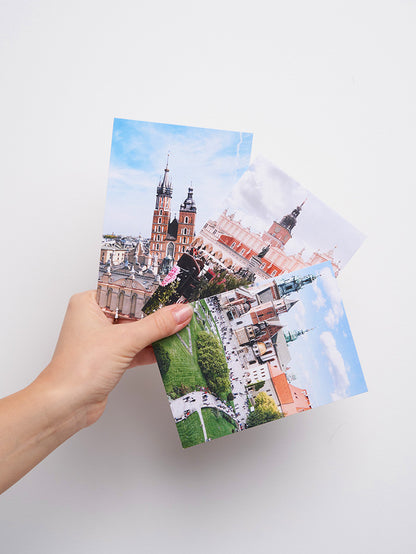 Fotopocztówki z Krakowa | Zestaw 3x