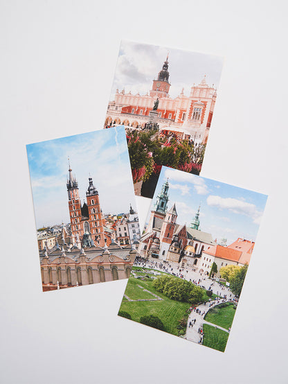 Fotopocztówki z Krakowa | Zestaw 3x