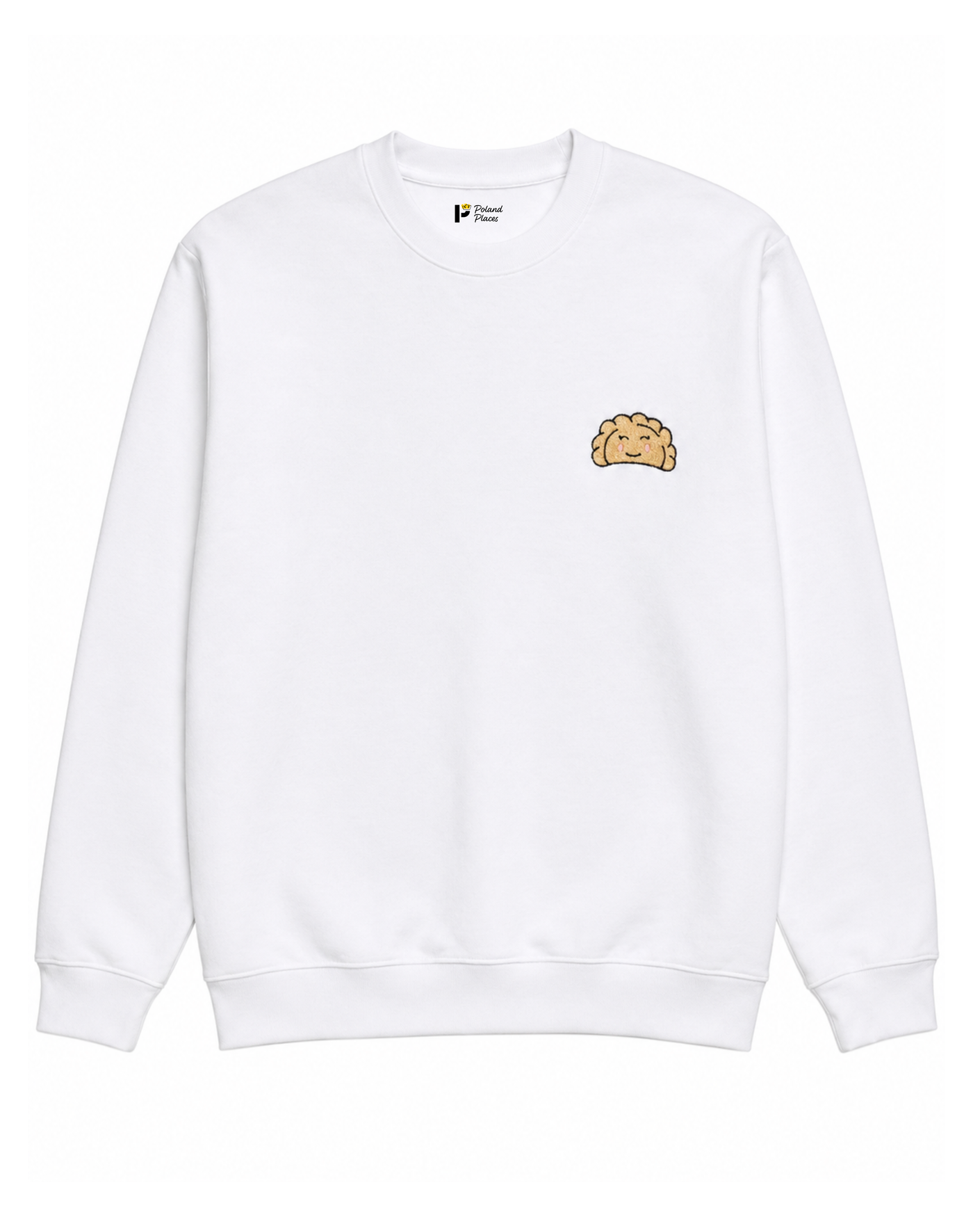 Sweatshirt mit Pierożek-Stickerei