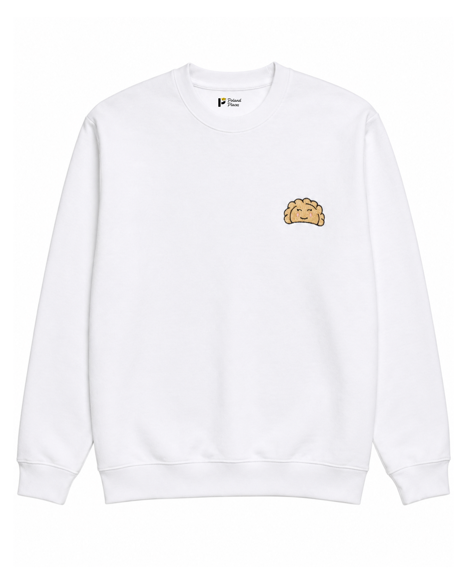 Sweatshirt mit Pierożek-Stickerei