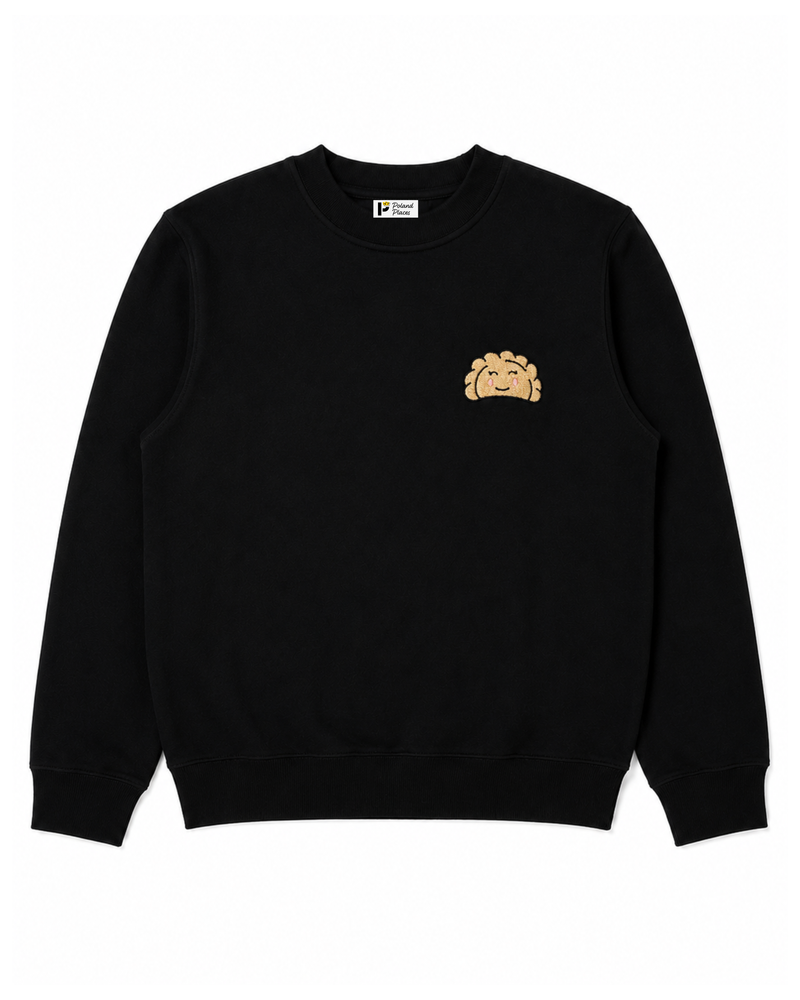 Sweatshirt mit Pierożek-Stickerei