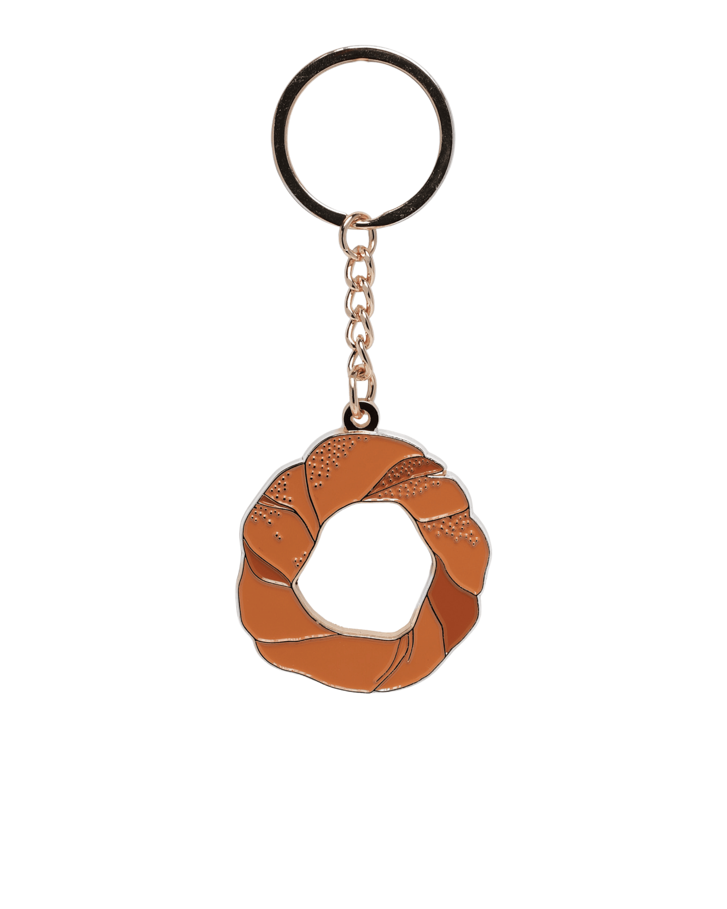Bagel Keychain