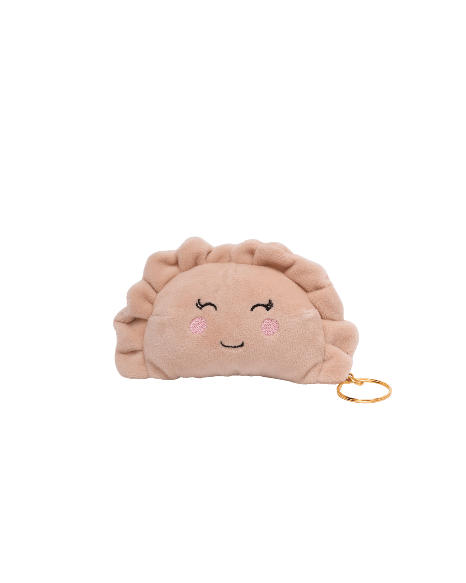 Handmade Plush Pierogi Keychain