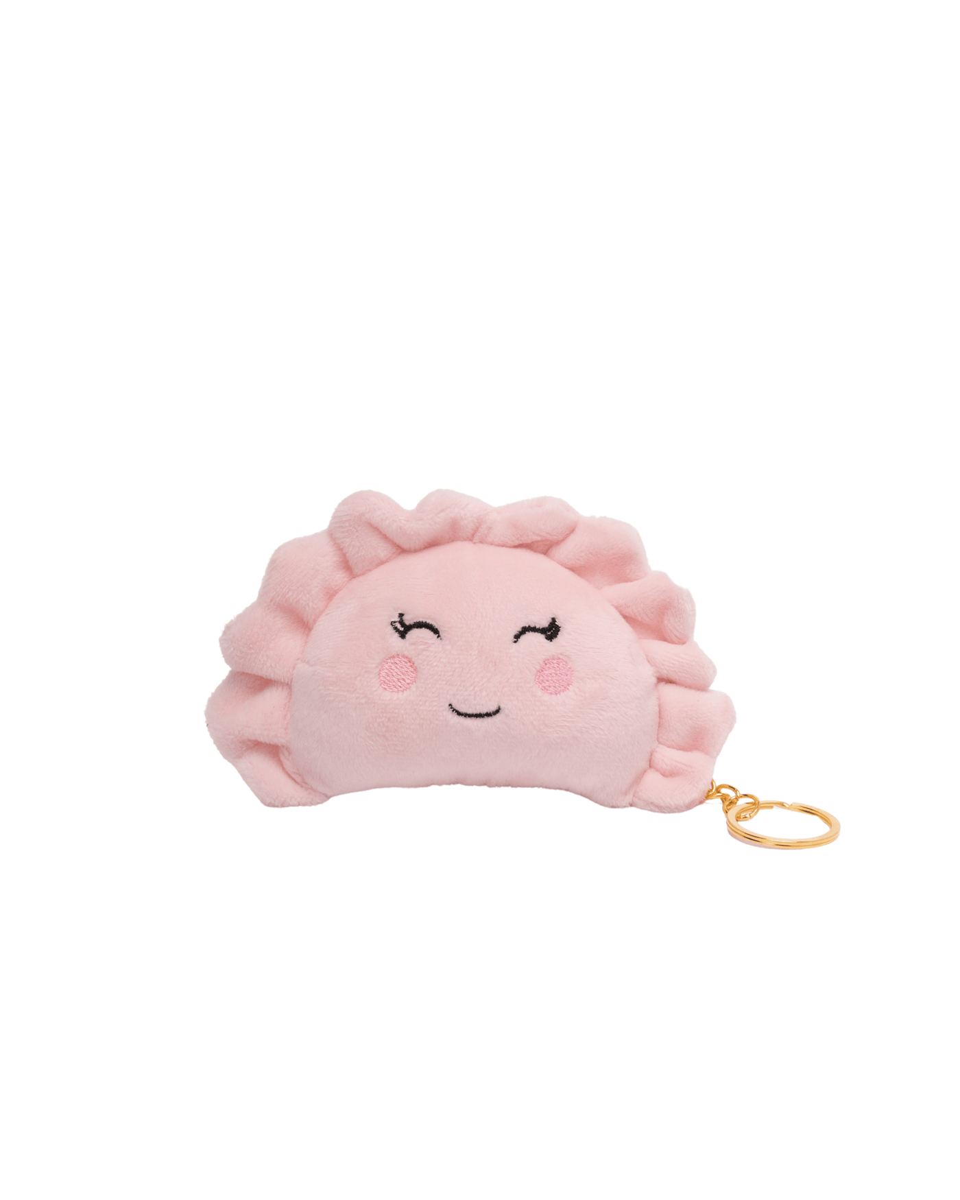 Handmade Plush Pierogi Keychain