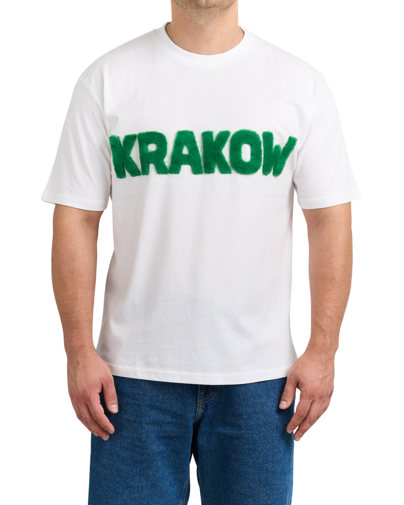 T-Shirt KRAKOW with Handcrafted Fur Lettering