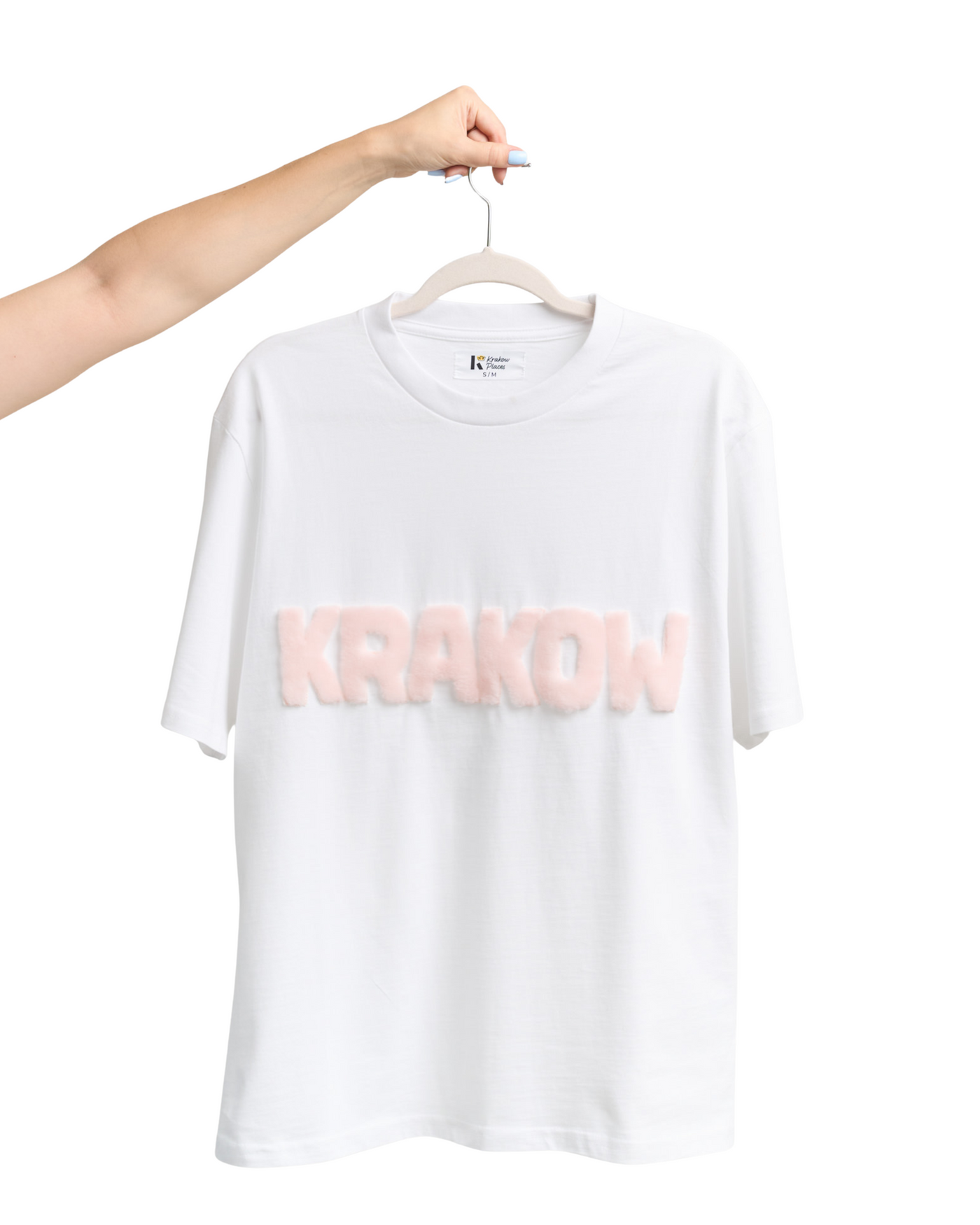 T-Shirt KRAKOW with Handcrafted Fur Lettering