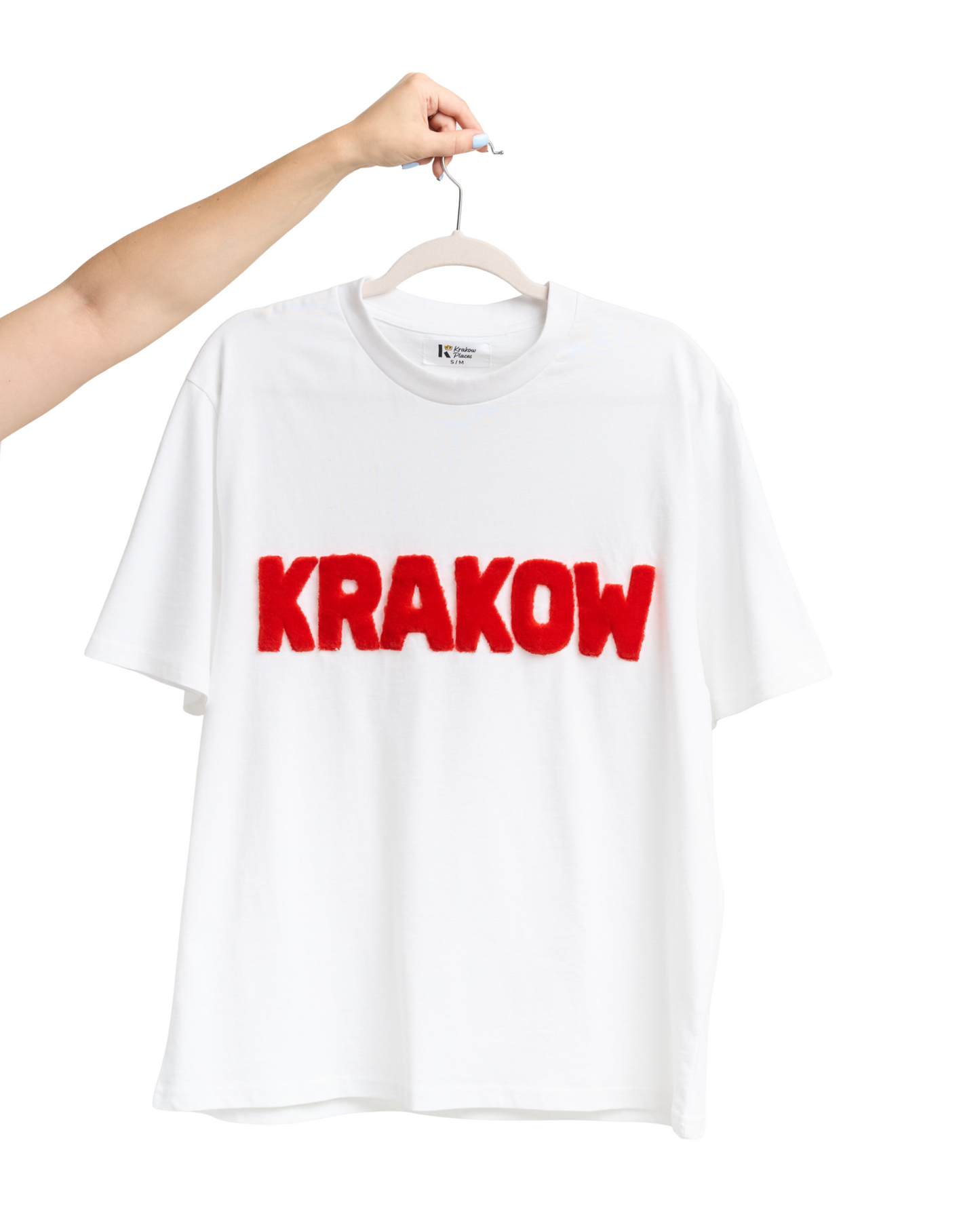 Koszulka KRAKOW z futrzanym napisem