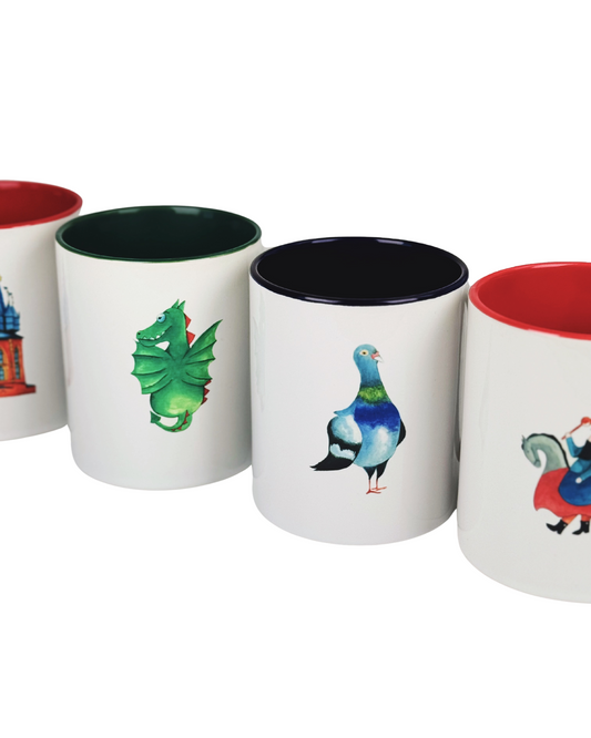 Kubek Ceramiczny Gołąb