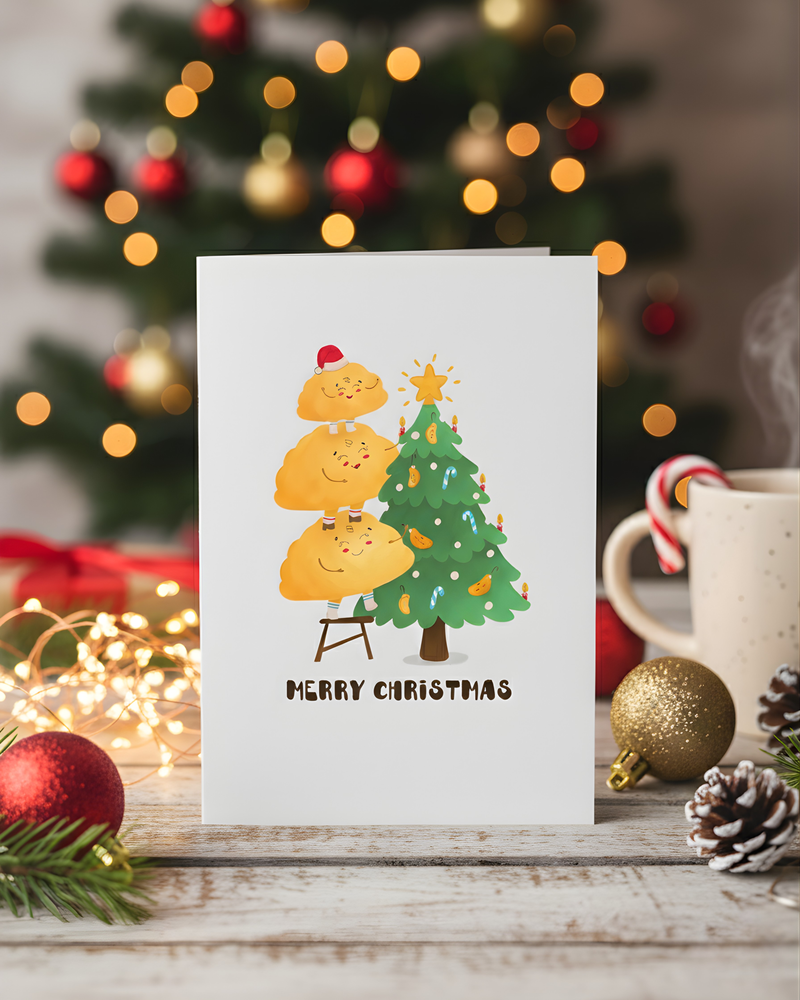 "Merry Christmas" Greeting Card