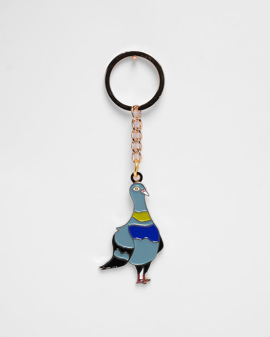 Pigeon Keychain