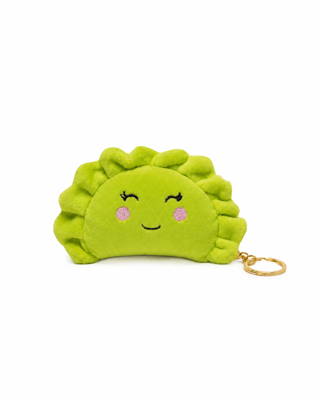 Handmade Plush Pierogi Keychain