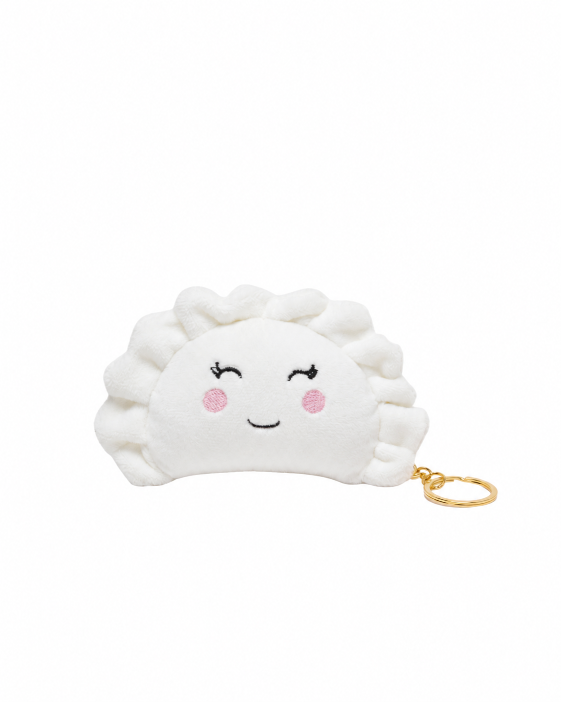 Handmade Plush Pierogi Keychain