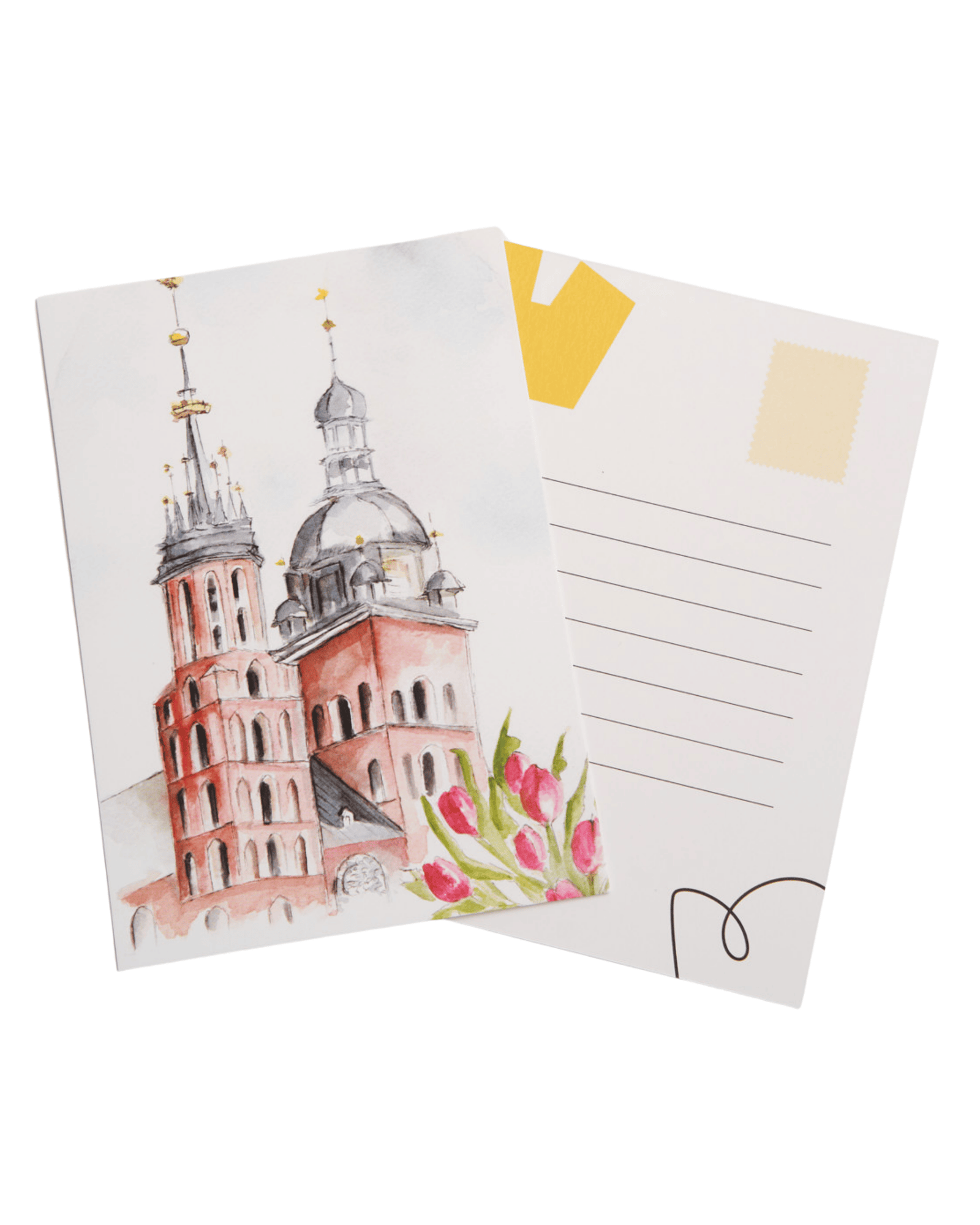 Krakow Watercolor Postcards