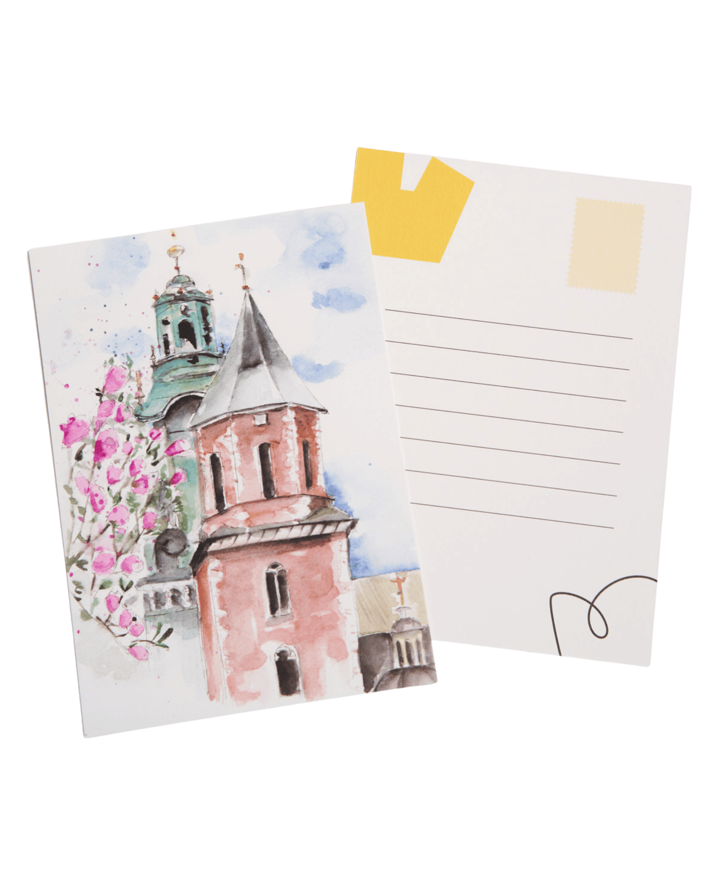 Krakow Watercolor Postcards