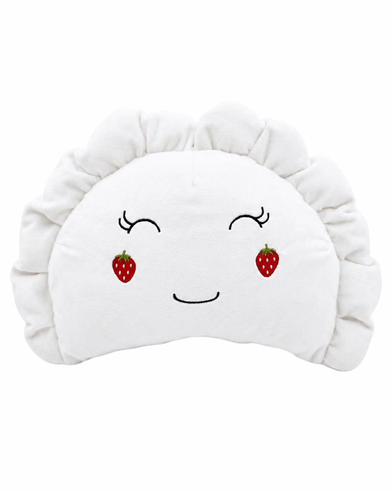 Pierogi Pillow with Strawberry Cheeks — Snow White